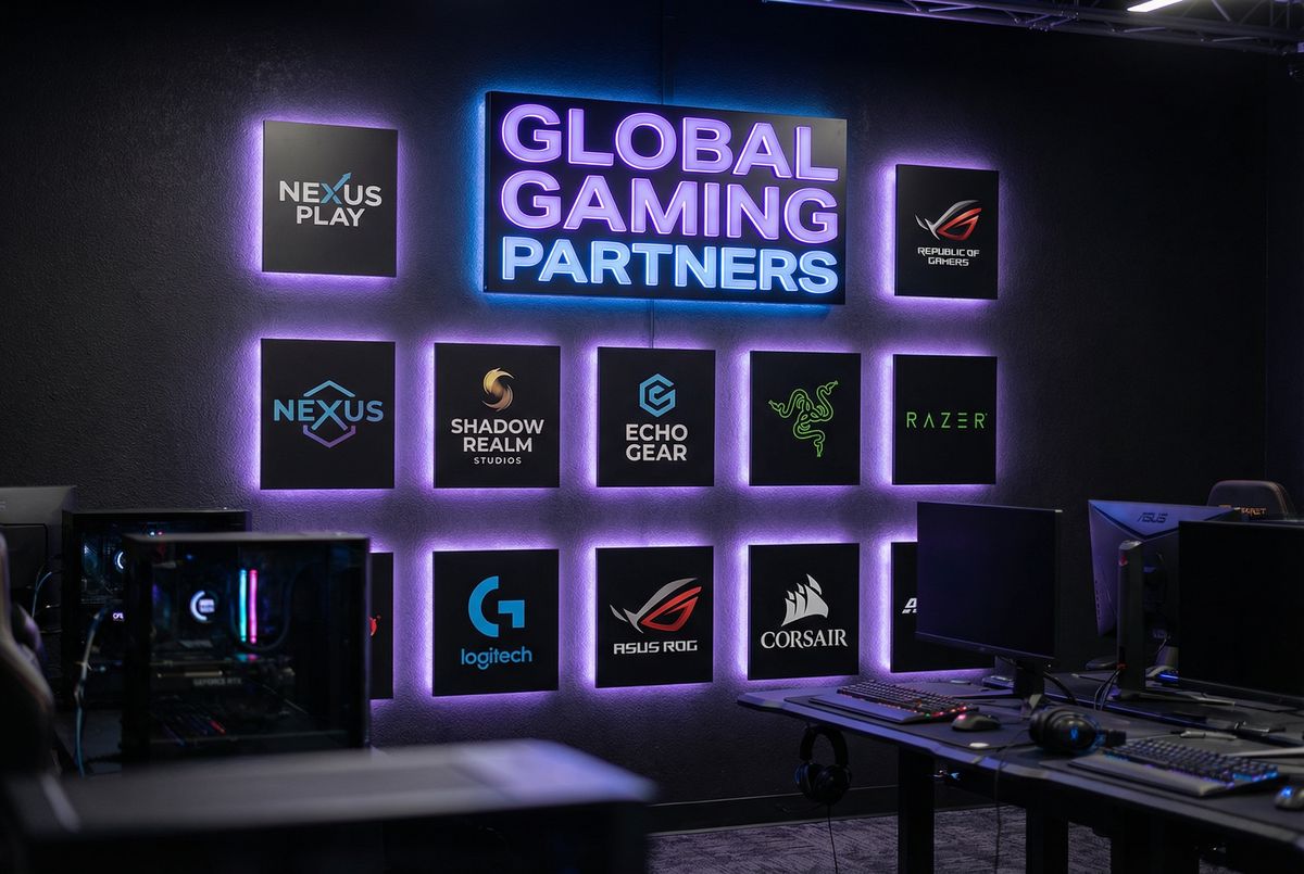 兄妹乱伦合作品牌Logo墙